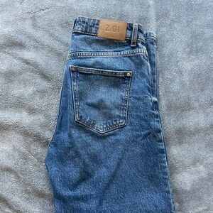 Zara Blue Straight Leg Jeans